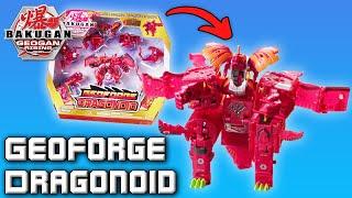 Exclusive GEOFORGE DRAGONOID Toy Unboxing - Bakugan: Geogan Rising Toys