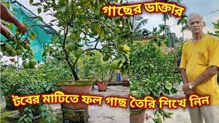 ৭৬ বছর বয়সে হাতে-কলমে দেখালো ভালো ফল গাছ কিভাবে তৈরি করবেন/Green Friends/