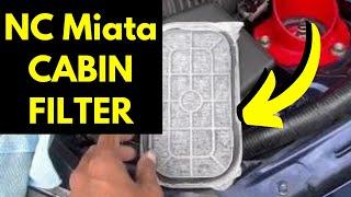 NC MX-5 Miata Front Cowl Removal & Cabin Filter Mod | Tach On Red