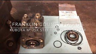 KUBOTA M125X Steering Valve Repair - Eaton Char-Lynn