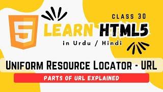 What is a Uniform Resource Locator (URL)? | Parts of URL | Class 30 Urdu / Hindi