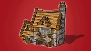 Minecraft: Build a Cottage House [Step by Step]