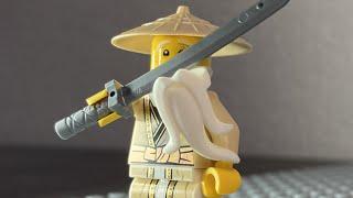 Master Wu shaves his beard - LEGO NINJAGO