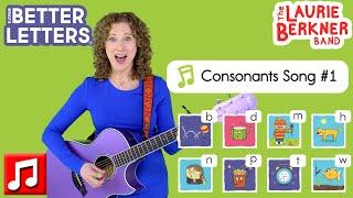 Better Letters: Consonants Song 1 - ABC Phonics Song for Pre-literacy | Laurie Berkner/Bjorem Speech