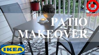 Affordable Mini Patio Makeover