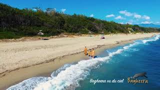 Le Village Vacances Naturiste de Bagheera, en Corse, vu ciel du ciel ! 