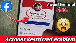 Facebook Account RESTRICTED Problem Solve 2024 | Your Account Is RESTRICTED right now Facebook