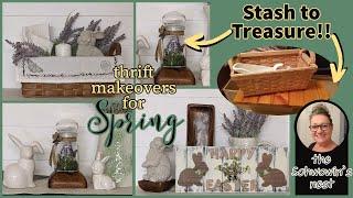 *STASH* TO TREASURE~RUSTIC SHABBY CHIC DECOR IDEAS!!~Crafting my Stash of Thrift Store Finds!