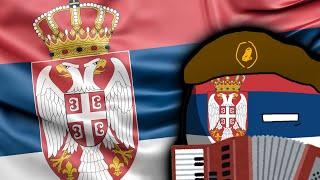 ポーランドボールで「Serbia Strong」