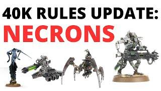 Necrons Rules Update - One BIG NERF