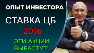 Высокая ставка ЦБ губит рынок. Какие акции получат пользу от высокой ставки? Какие акции купить?