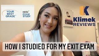 How I Studied for the Hesi Exit Exam and Passed on The First Try | Nursing School