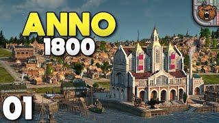 O melhor jogo de produção está de volta! | Anno 1800 #01 (2022) - Gameplay 4k PT-BR