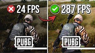  PUBG: HOW TO BOOST FPS AND FIX FPS DROPS / STUTTER  | Low-End PC ️