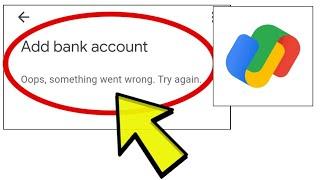 How To Fix Google Pay App While Adding Bank Account Oops, something went wrong. Try again Error GPay