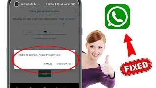 How to fix Whatsapp unable to connect. Please try again later (2024)