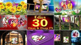 Edius 7,8,9,X 3D Drag & Drop Fx Part -3 ( 30 FX ) 9734410561