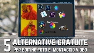 5 PROGRAMMI GRATIS per EDITING FOTO e MONTAGGIO VIDEO 