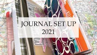 Traveler's Notebook Journal Set Up 2021