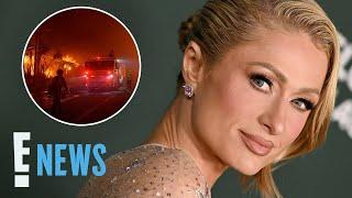 Paris Hilton Watches Malibu Beach House Burn Down in Palisades Fire on Live TV | E! News