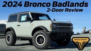 2024 Ford Bronco Badlands 2-Door w/Sasquatch Package Review