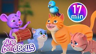 Meow meow cartoon songs  + More Hindi & Hindi Rhymes for Children | Ding Dong Bells