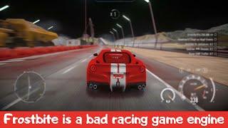 Frostbite is a bad racing game engine