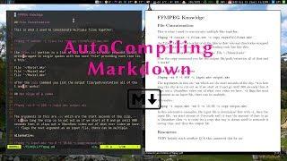 Markdown Document Autocompilation on Arch Linux