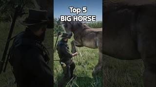 5 Best BIG Horses You Must OWN - RDR 2