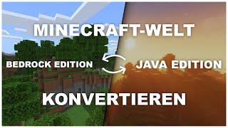 WELT KONVERTIEREN (Java ⇿ Bedrock) | Tutorial | Kalimero2