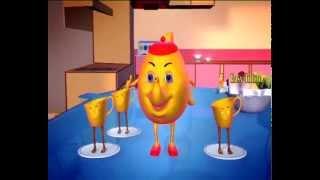 I'm a Little Teapot   3D Animation English Nursery Rhymes For children with Lyrics