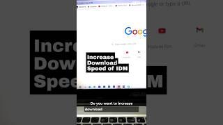 Increase Download speed to maximum in IDM