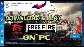 How to Download and Play Garena Free Fire on PC | Install Free Fire in Laptop | Windows 10|8|7