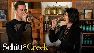 Moira and David Get Wine Drunk - Schitt’s Creek