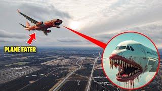 Drone Catches PLANE EATER IN REAL LIFE! (INFECTED SKY MOVIE)