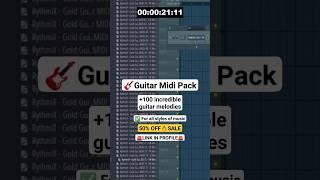  Guitar MIDI Pack // Beautiful guitar chords // How to make guitar melodies in FL Studio