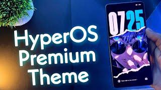 HyperOS Premium Theme For Any Xiaomi Devices | New Anime System Ui | #hyperos