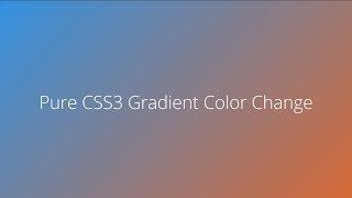 Changing Background Color Animation- Html,CSS3 & JavaScript