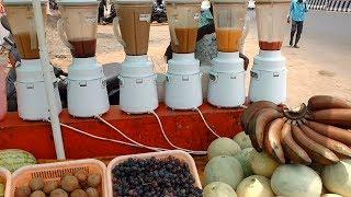 Fresh Fruit Juice Shop In Chennai Street/Summer Drink Foodz