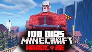 Sobreviví 100 días En Attack On Titan En Minecraft HARDCORE...Esto sucedió (Parte 2)