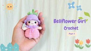 Bellflower Girl Crochet (1/2) | Amigurumi flower | How to crochet doll