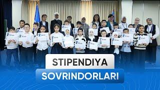 Stipendiya g'oliblari taqdirlandi