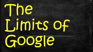 The Limits of Google: Why it is NOT a Good Research Tool