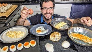 Different ways to cook eggs |10 طرق مختلفة لطبخ البيض | شيف شاهين