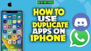 how to use duplicate apps on iPhone 2023