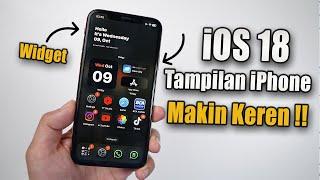 Tips Ubah Tampilan Home Screen iPhone di iOS 18! Pakai Widget ini‼️