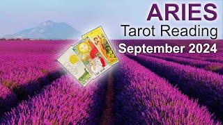 ARIES TAROT READING "IT'S A 'YES' ARIES! NEW STABILITY, COHESION & UNITY" September 2024 #tarot