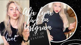 Alix Lynx live On Instagram Part 1