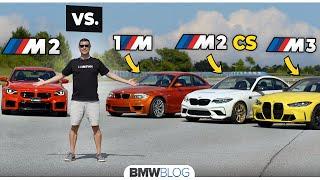 We Drove The New BMW M2 vs M2 CS vs M3 vs 1M