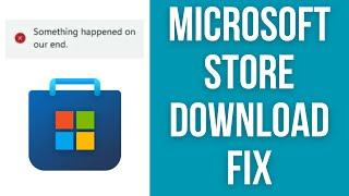 Microsoft Store download error "Something happened on our end" 10 device limit fix